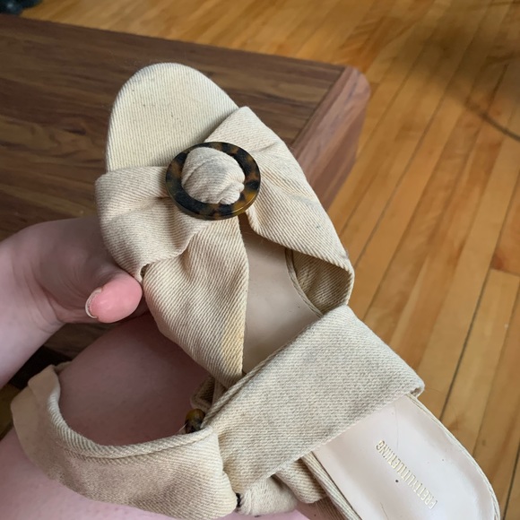 Strappy Tan Tortoiseshell Heeled Sandals 9 ASOS - Picture 6 of 6